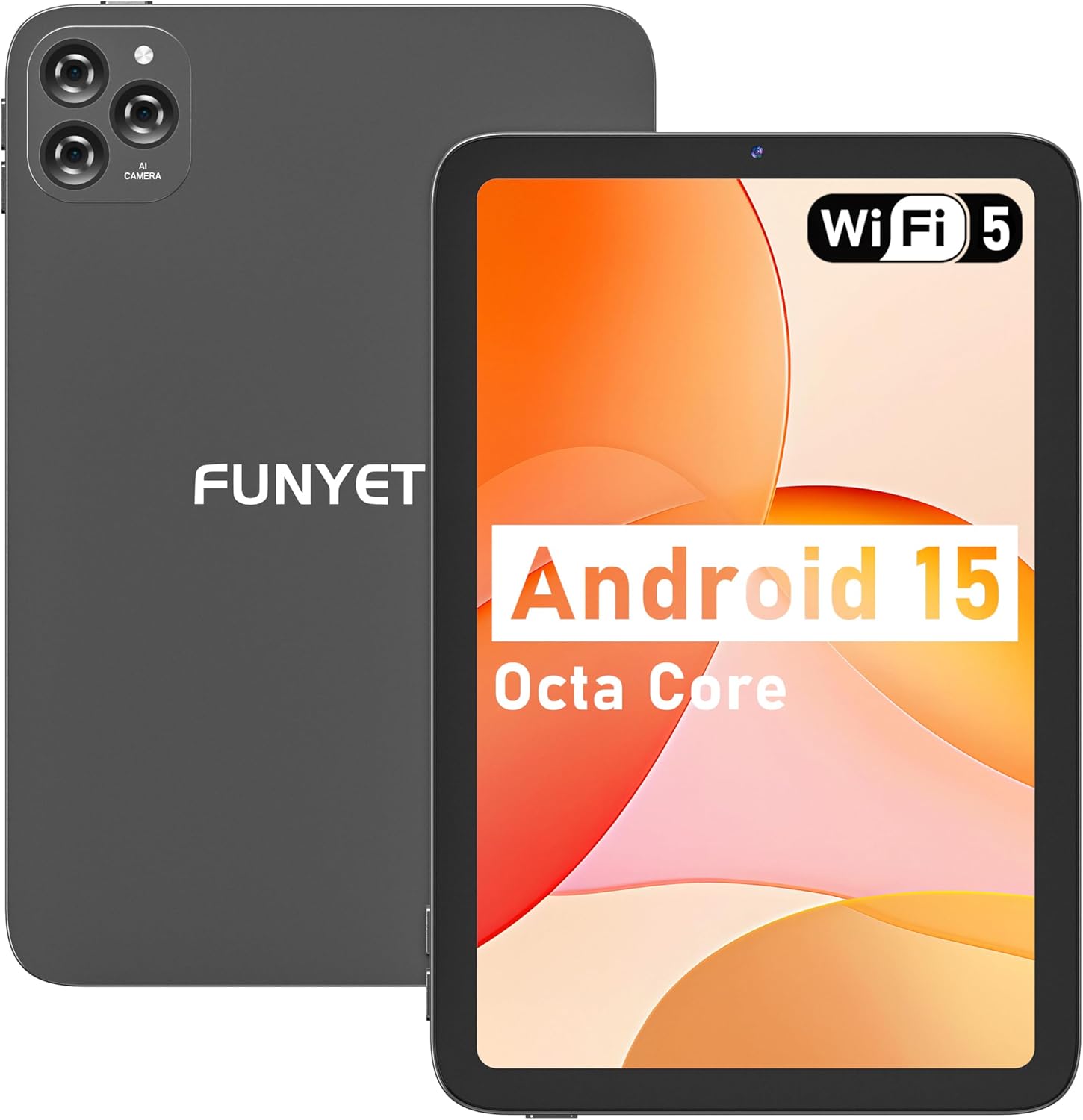10" FUNPAD Android Tablet — 8GB · 128GB · 6000mAh